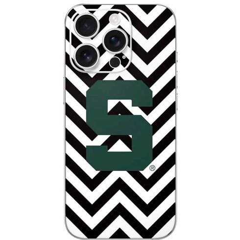 Michigan State University Spartans S Chevron iPhone 16 Pro Skin